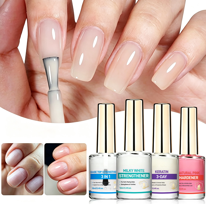 🔥 50% OFF!! ⏰✨ Best Seller |📢💅 Lilac Glossy Mirror Nail Strengthener | ✨ Stronger Nails, Stunning Shine