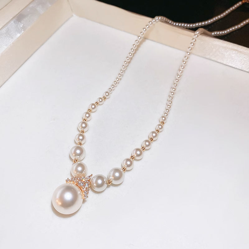 💜 Timeless Vintage Elegance | Cubic Zirconia & Pearl Jewelry Set