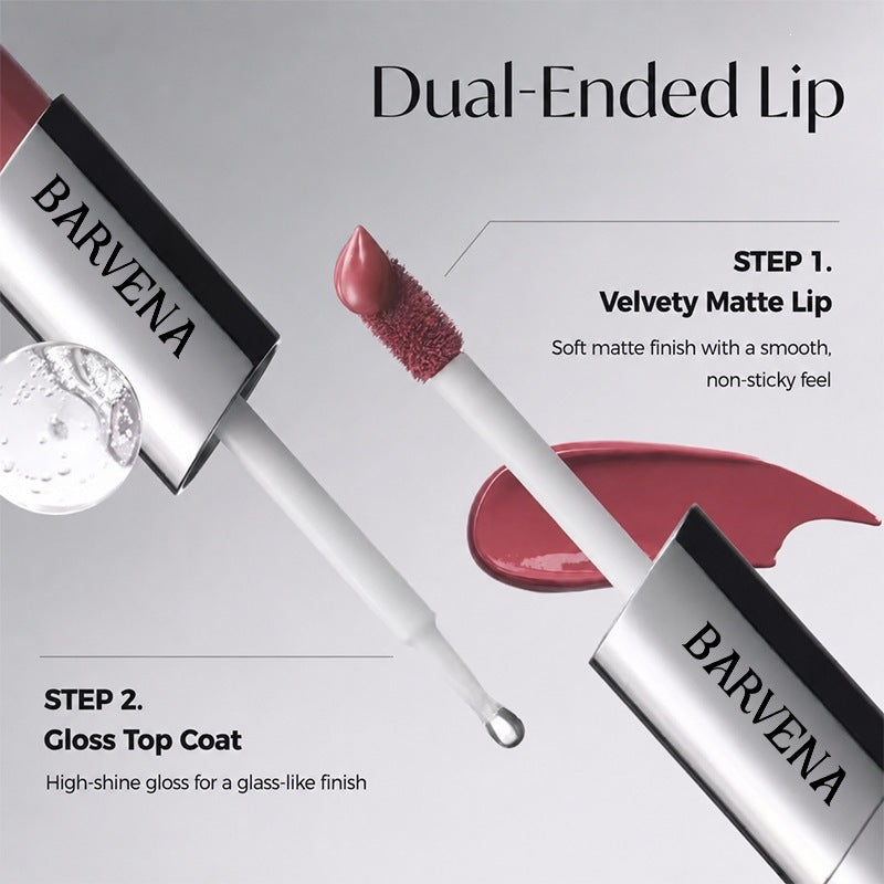 Perfect Twin Lip 💄✨ — 2-in-1 Dual-Ended Liquid Lipstick | Velvet Matte + Glossy Shine 💋