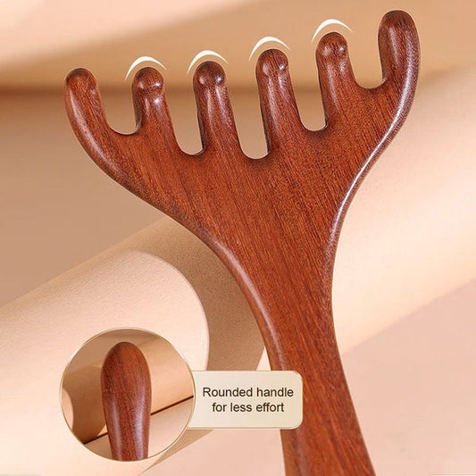 Six-claw Meridian Massage💆‍♀️ Comb🔥 – 6-Finger Head Massager for Stress Relief & Hair Growth
