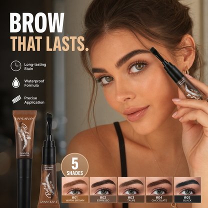 🥳2026 HOT SALE🥳💞50K+ SOLD!🌟🎨  Waterproof Brow Tint – Peel‑off, easy apply. Covers greys, shapes perfectly. A brow game changer! 🏆✨