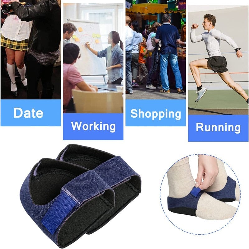 Universal Heel Protectors Heel Cups for Heel Pain Plantar Fasciitis