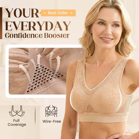 💐 🎁Lace Wireless Buttonless Comfy Lifting Bra