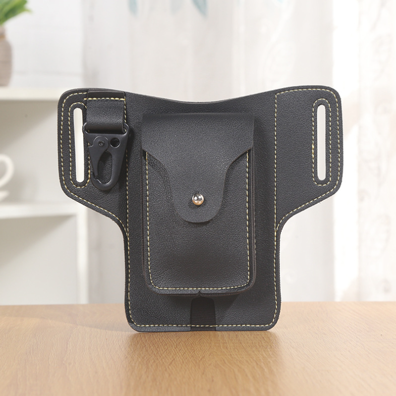 Multifunctional Leather Phone Belt Bag