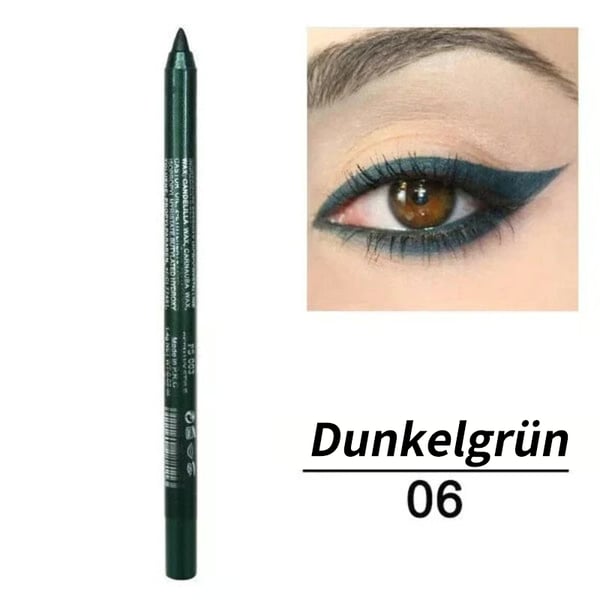 ✏️14-Pack Waterproof Colored Gel Eyeliner Pencil – Metallic & Shimmer Finishes, Smudge-Proof ✨