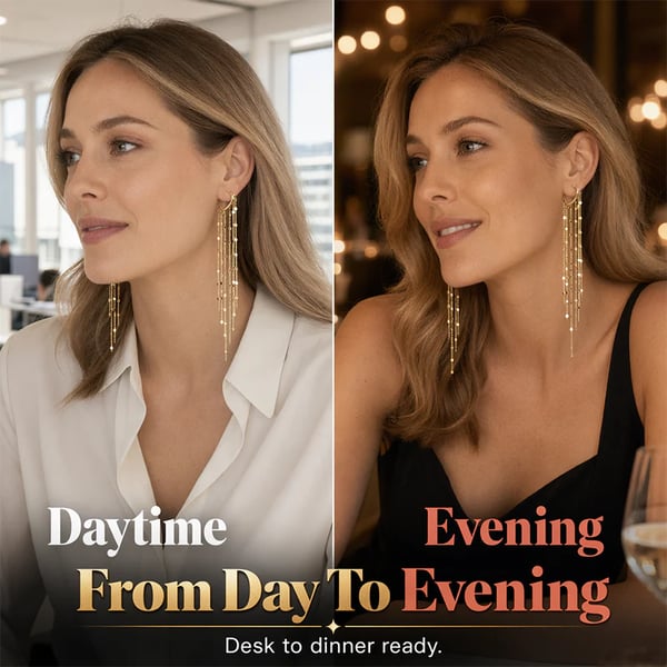 ✨ 2026 Sale — Over 42,000 Sold!🔥 Face-Framing Tassel Earrings