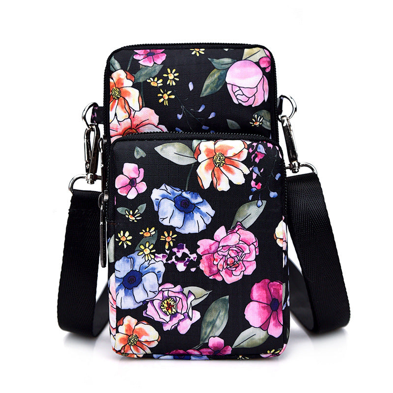 🌸 Printed Sports Armband & Crossbody Bag | Lightweight & Water-Resistant