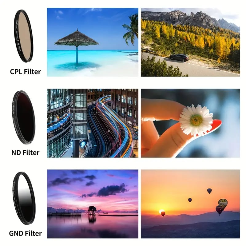 🔥Clip On 67mm Variable Phone Lens Filter Kit