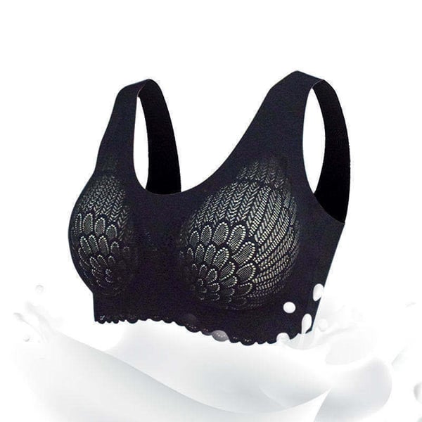 💕Hot Seller - 40% Off💕Seamless Push-Up Latex Bra – Wireless Support & Natural Shaping
