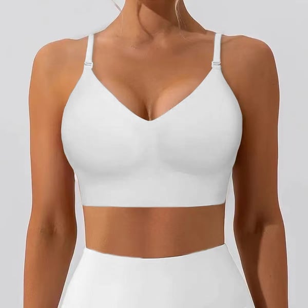 🔥Hot Sale 49% OFF!!⚡-Women's Solid Color Wireless Backless Bra👍