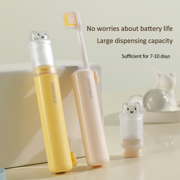 Portable toothbrush set