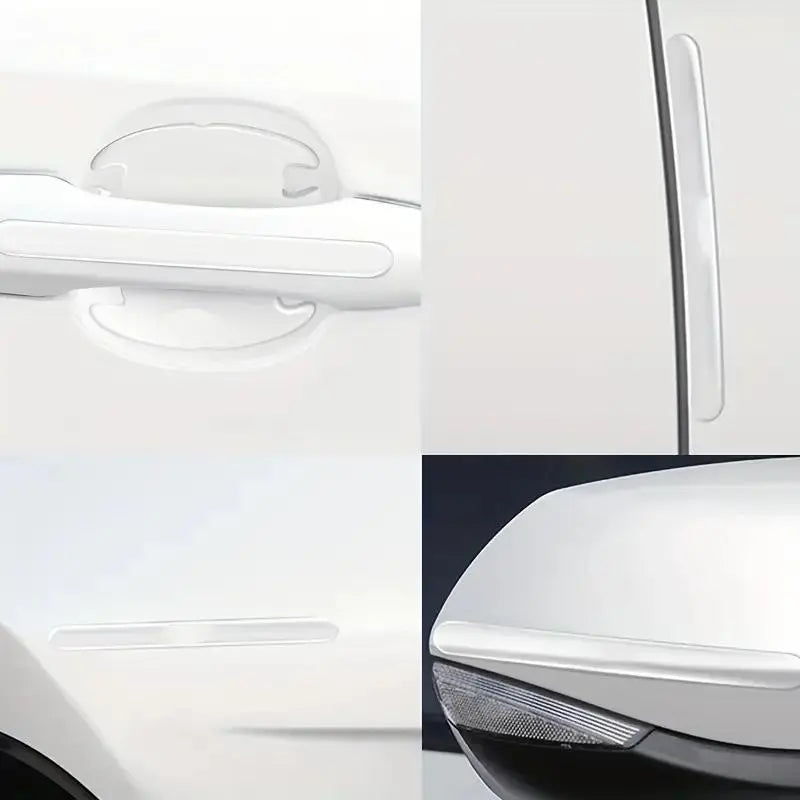 Car door handle protective film-4pcs