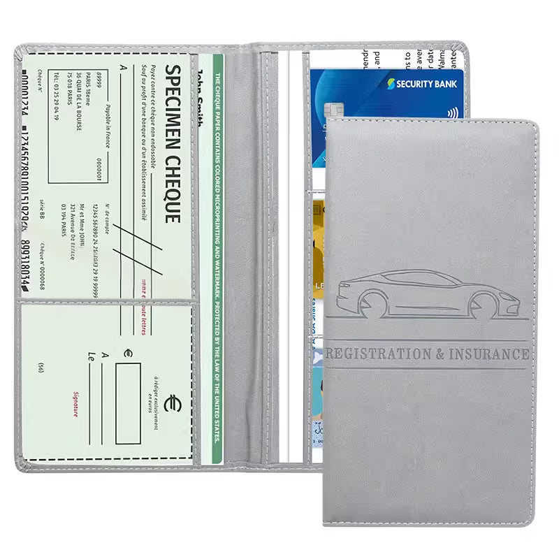🔥 50% OFF | Best Seller 🏆 | Car Registration & Insurance Card Holder