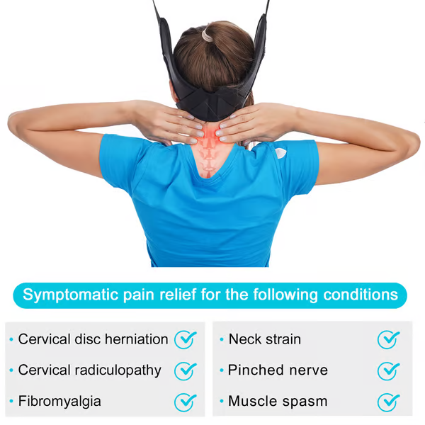 🥰Stretch Away Neck Tension Anytime, Anywhere – The Ultimate Portable Neck Stretcher