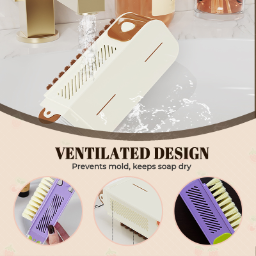 🔥🔥Multifunctional Soap Box Scrubber & Storage Dispenser