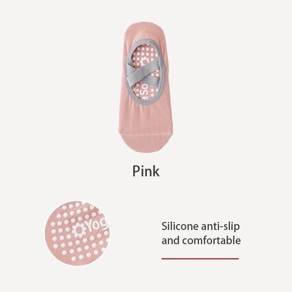 🏆3 pcs Flash Sale⚡Women's No-Show Socks for Pilates & Workout - Non-Slip Silicone Grip, Breathable & Moisture-Wicking (Yoga/Dance/Indoor Activities)