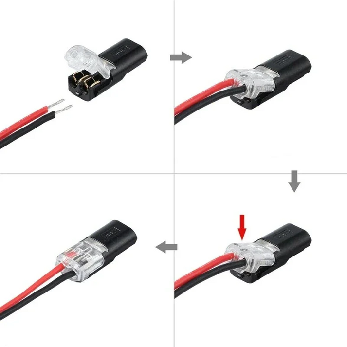 Double-Wire Connector.🛡️Secure lock, no slips. The reliable choice for safe, solid connections.