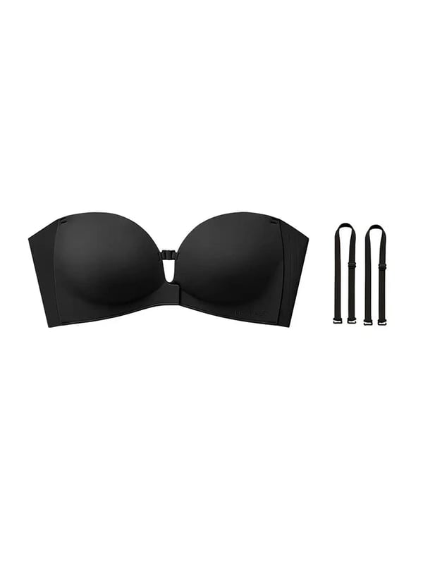 🔥 HOT SALE 🔥Women's Strapless Front Closure Push-Up Bra