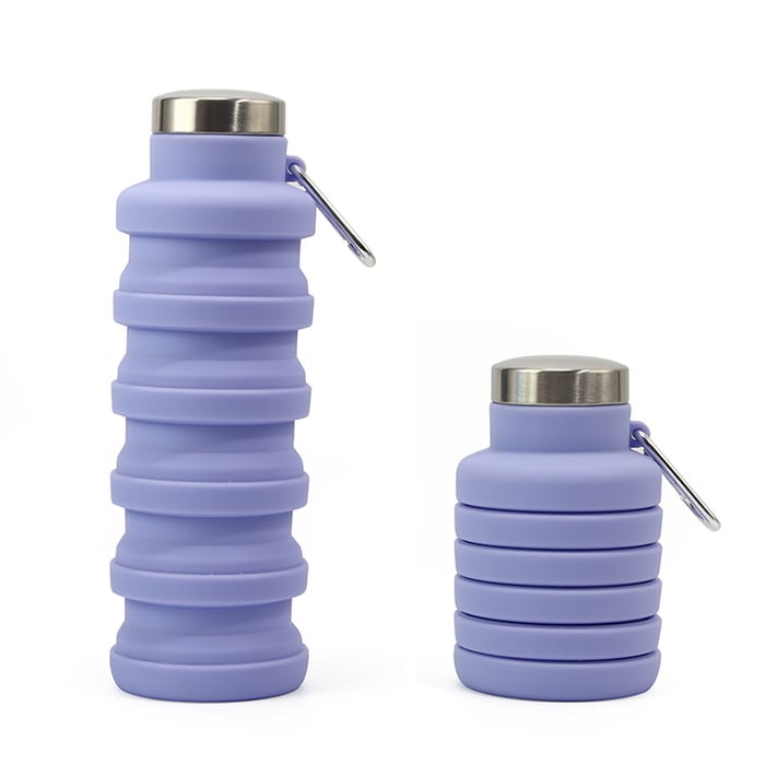 🔥🔥Silicone foldable water bottle 500ml – Ideal for sports, travel & outdoor – Reusable & BPA-free