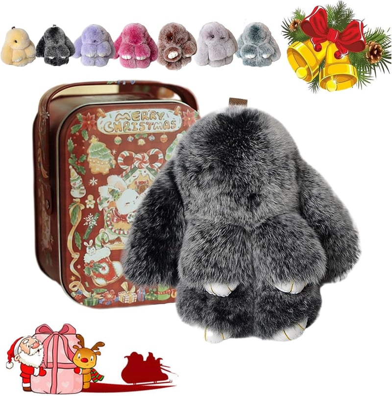 🐰 Handmade Soft Bunny PomPom Charms🎁