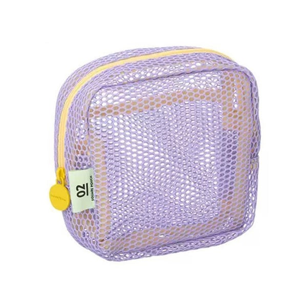 Portable Mesh Storage Makeup Case