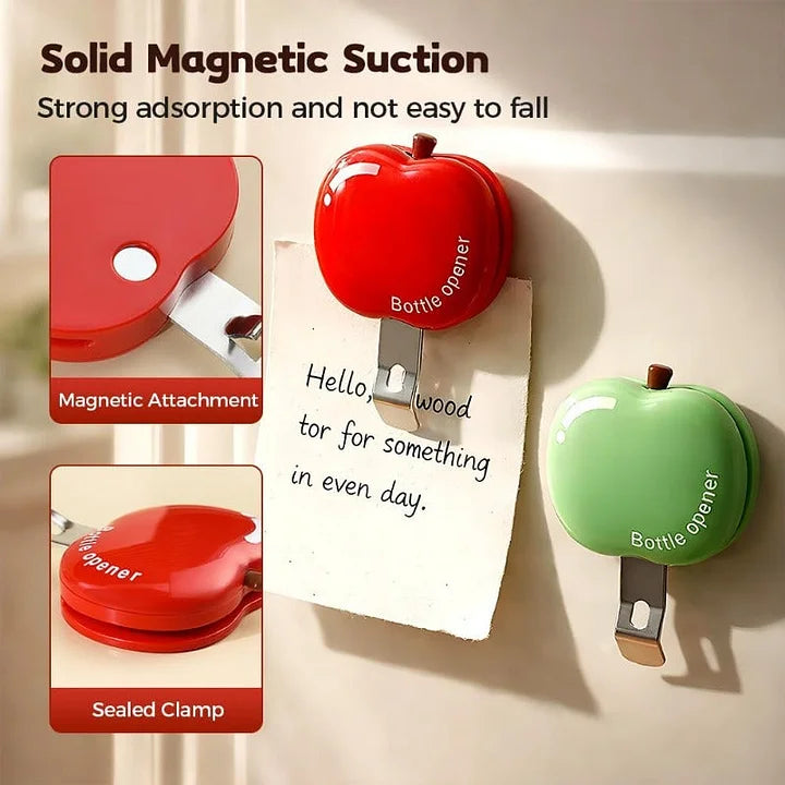 🔥🔥Buy 1 get 1 free🧲 Multifunctional Magnetic Bottle Opener – Strong Hold, Easy to Mount & Saves Space 🛠️