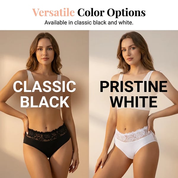 ✨ New Arrival! Women’s Soft Breathable Lace Briefs (2PCS)💕 Comfy All Day 🌸