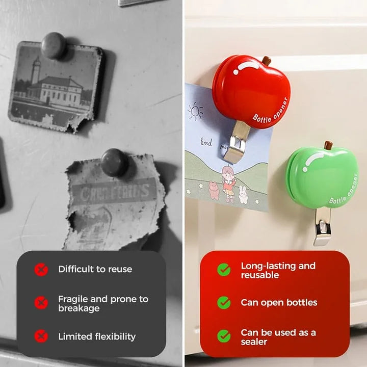 🔥🔥Buy 1 get 1 free🧲 Multifunctional Magnetic Bottle Opener – Strong Hold, Easy to Mount & Saves Space 🛠️