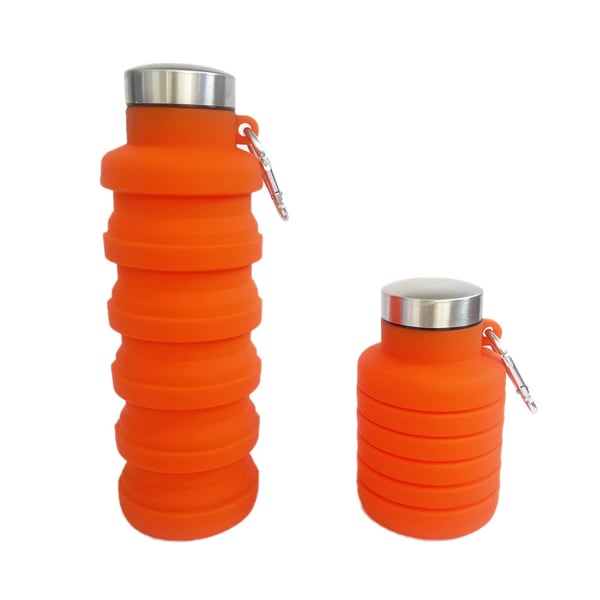 🔥🔥Silicone foldable water bottle 500ml – Ideal for sports, travel & outdoor – Reusable & BPA-free