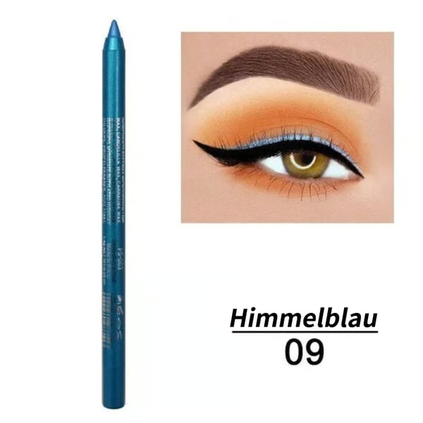 ✏️14-Pack Waterproof Colored Gel Eyeliner Pencil – Metallic & Shimmer Finishes, Smudge-Proof ✨