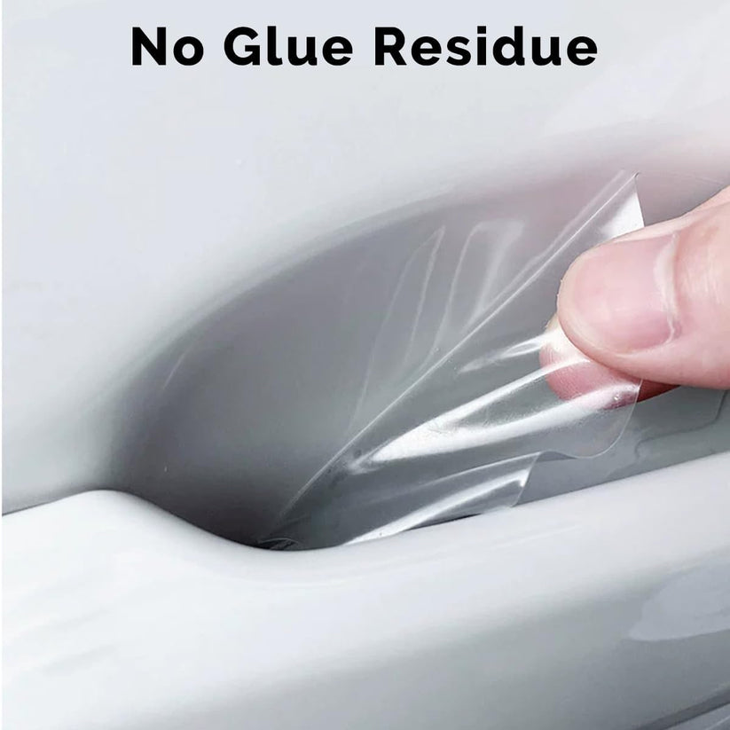 Car door handle protective film-4pcs