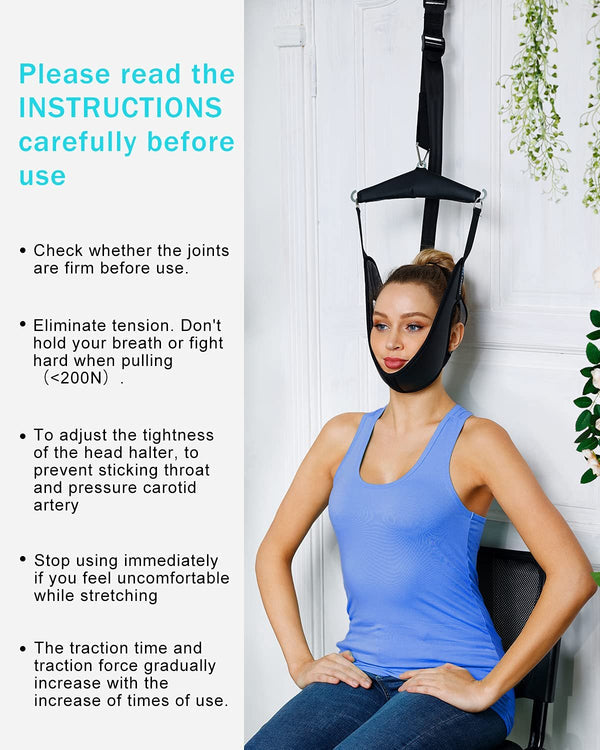 🥰Stretch Away Neck Tension Anytime, Anywhere – The Ultimate Portable Neck Stretcher