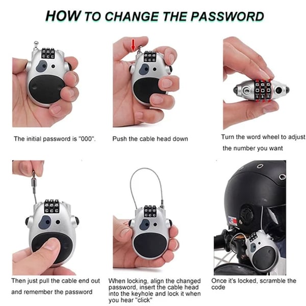 🐮🐮Anti-theft Telescopic Wire Lock🔒