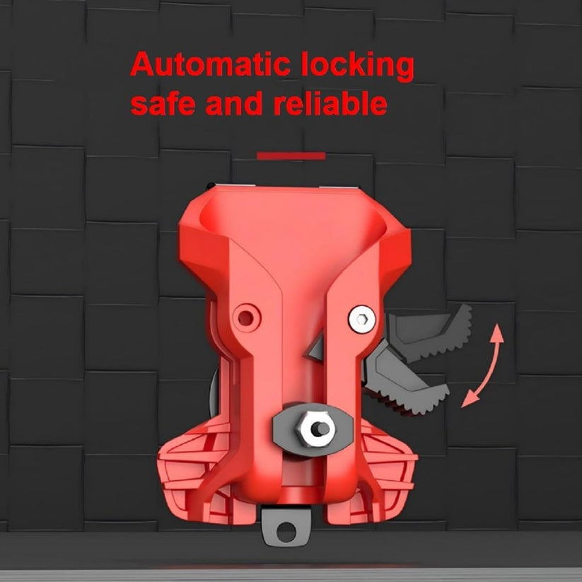🔥 Self-Locking Drill Holder Belt Clip 🛠️ | Quick-Release Tool Holder for Electric Drill & Impact Driver