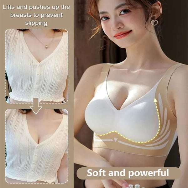 🔥Lifting Anti-Sagging Wire-Free Push-up Bra ✨ No Wires, No Digging, Just Natural-Looking Lift & Fuller Curves! 💕