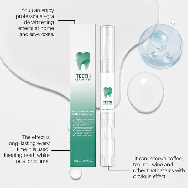 🦷Teeth Repair Pen ✨Portable Tooth Care Pen Gentle Stain Remover For Teeth
