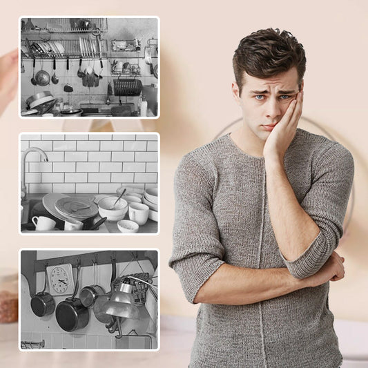 🍲📌Adjustable Wall-Mounted Pot Lid Holder Set