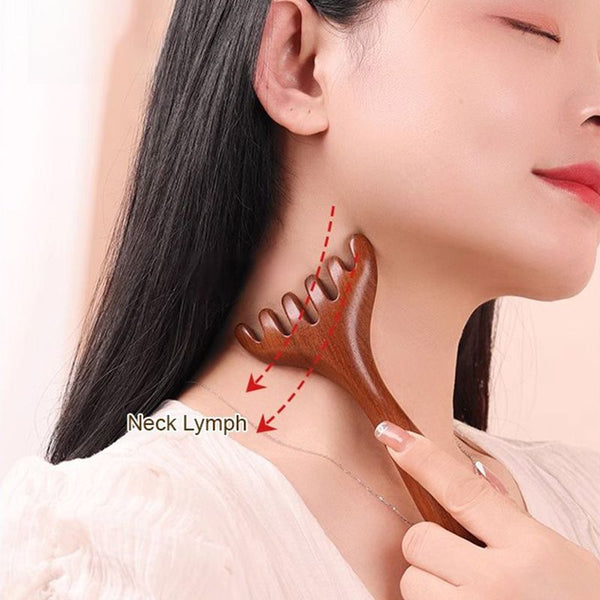 Six-claw Meridian Massage💆‍♀️ Comb🔥 – 6-Finger Head Massager for Stress Relief & Hair Growth