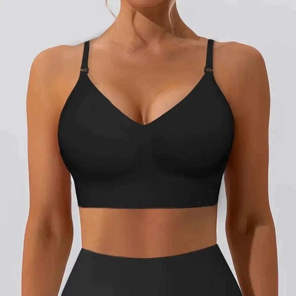 🔥Hot Sale 49% OFF!!⚡-Women's Solid Color Wireless Backless Bra👍