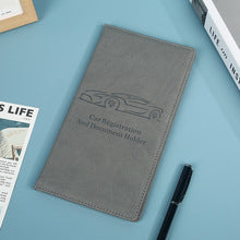 🔥 50% OFF 🏆 Best Seller | 🚗 Car Registration & Insurance Document Holder | ✨ Premium PU Leather Organizer