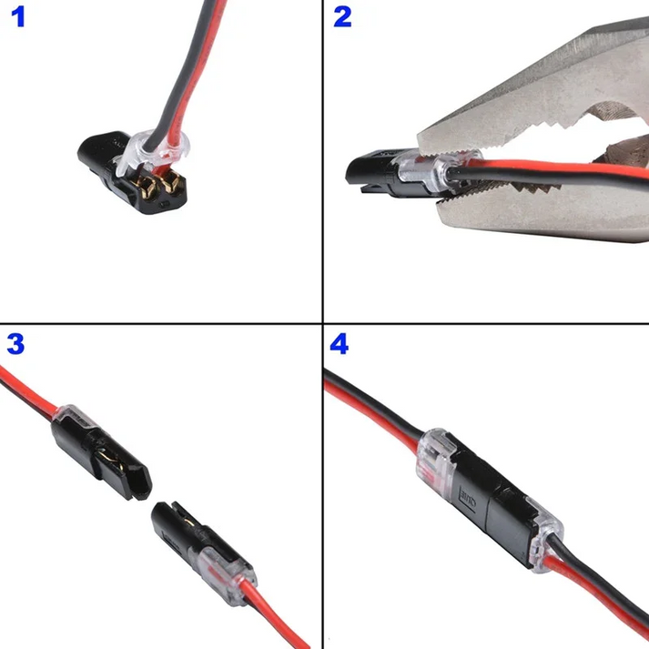 Double-Wire Connector.🛡️Secure lock, no slips. The reliable choice for safe, solid connections.