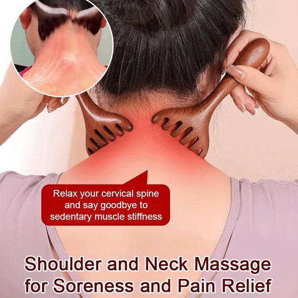 Six-claw Meridian Massage💆‍♀️ Comb🔥 – 6-Finger Head Massager for Stress Relief & Hair Growth