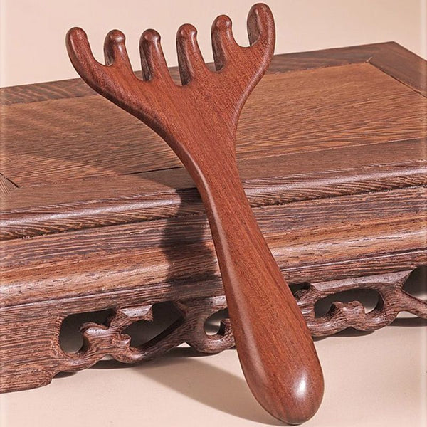 Six-claw Meridian Massage💆‍♀️ Comb🔥 – 6-Finger Head Massager for Stress Relief & Hair Growth