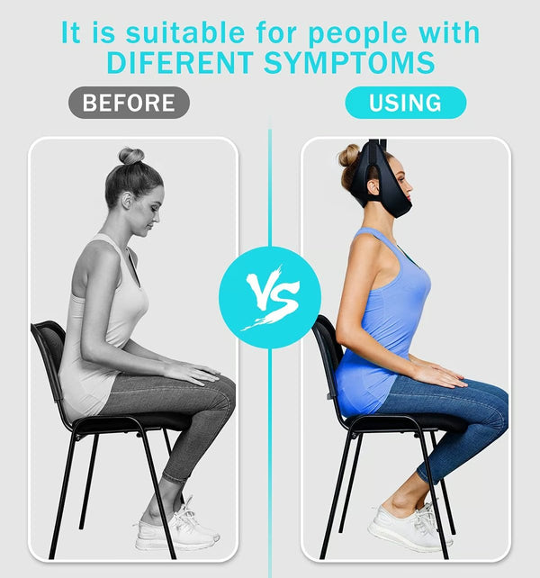 🥰Stretch Away Neck Tension Anytime, Anywhere – The Ultimate Portable Neck Stretcher