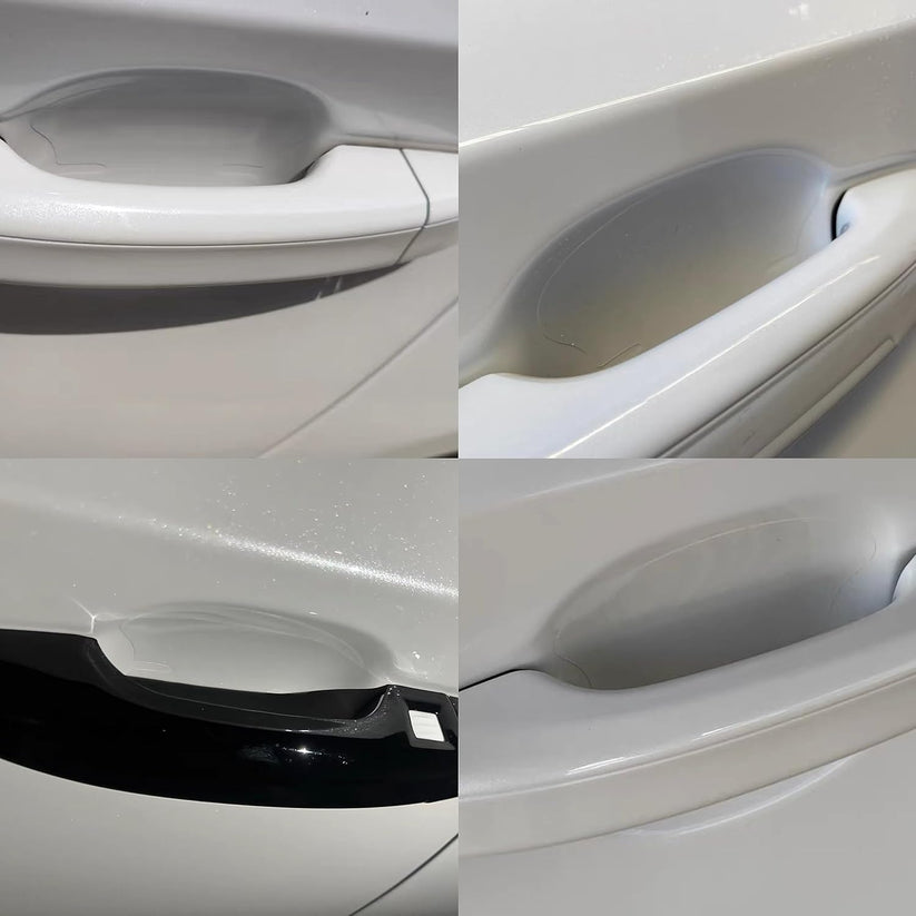 Car door handle protective film-4pcs