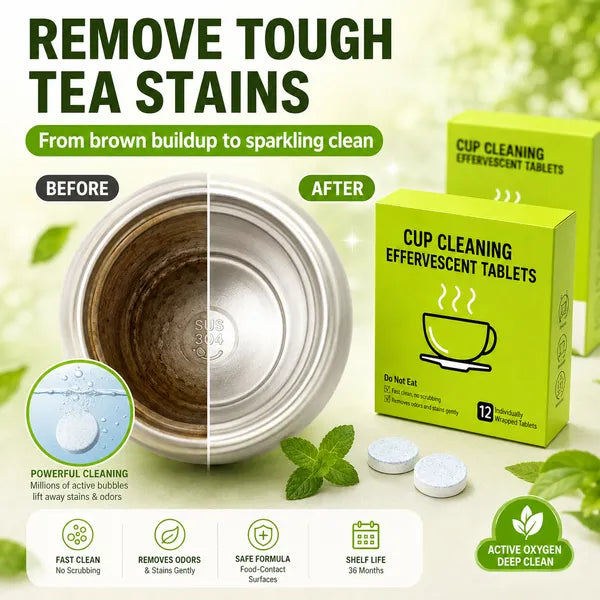🏆Hot Sale⚡Cup Cleaning Effervescent Tablets