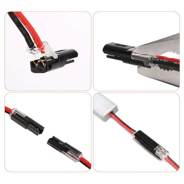 Double-Wire Connector.🛡️Secure lock, no slips. The reliable choice for safe, solid connections.