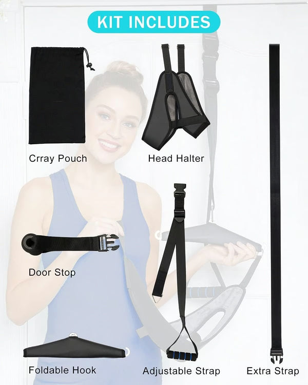 🥰Stretch Away Neck Tension Anytime, Anywhere – The Ultimate Portable Neck Stretcher