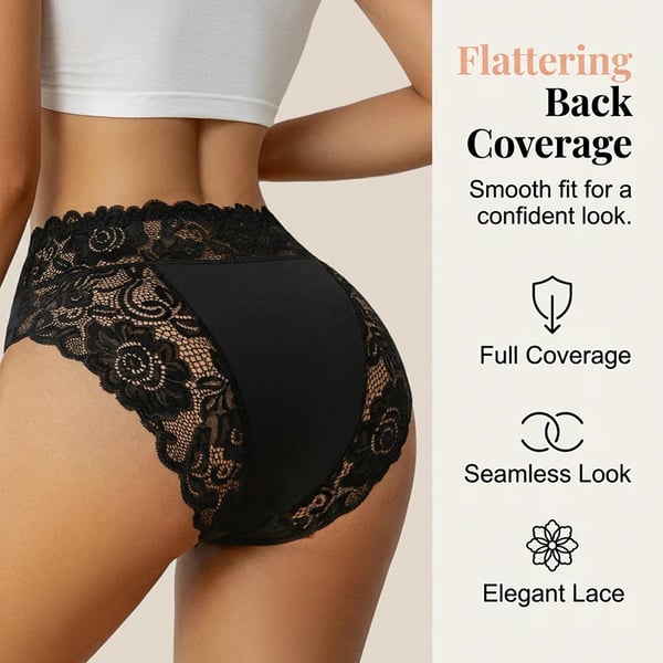 ✨ New Arrival! Women’s Soft Breathable Lace Briefs (2PCS)💕 Comfy All Day 🌸