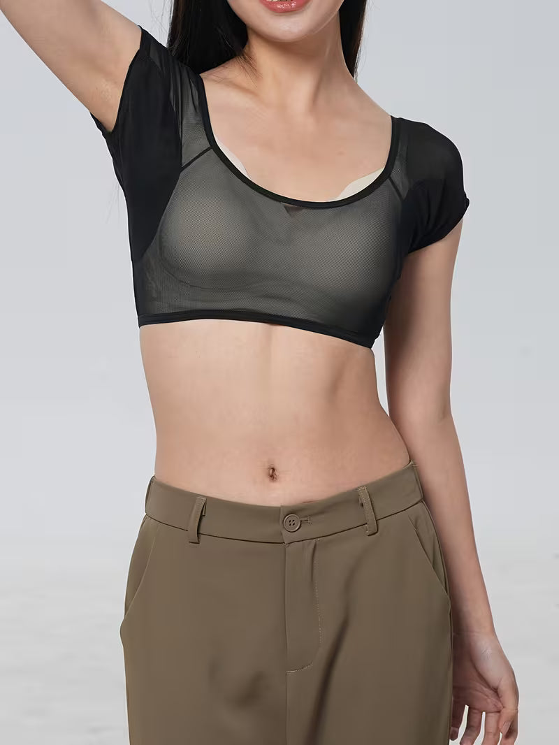 ✨ Comfort Base Tank Top with Sweat-Proof Underarm Pads | Stay Fresh, Dry, Confident All Day